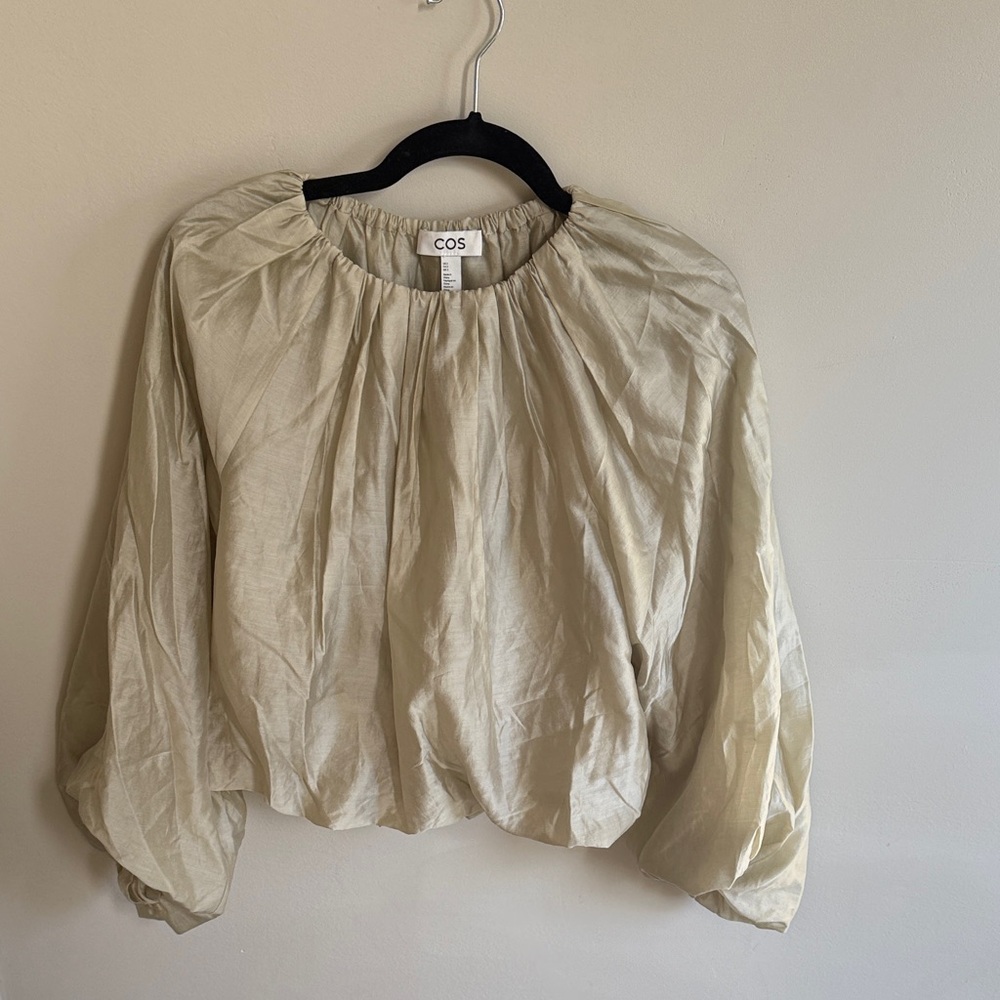 COS Light Green Women's Blouse size 2